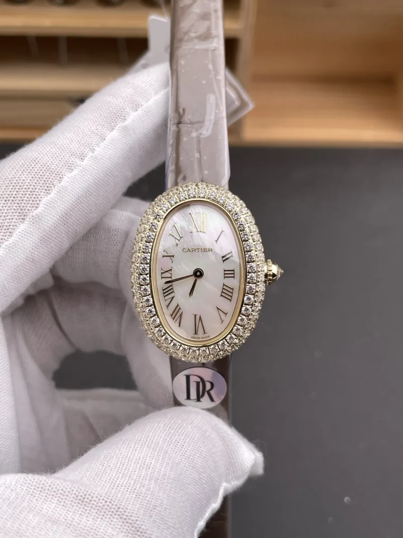 Cartier Baignoire Mother-of-Pearl Ladies 23x31mm