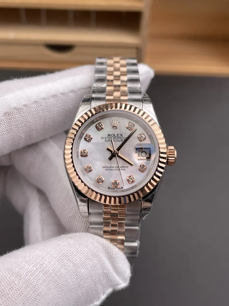 Rolex Datejust Rose Gold Ladies 28mm