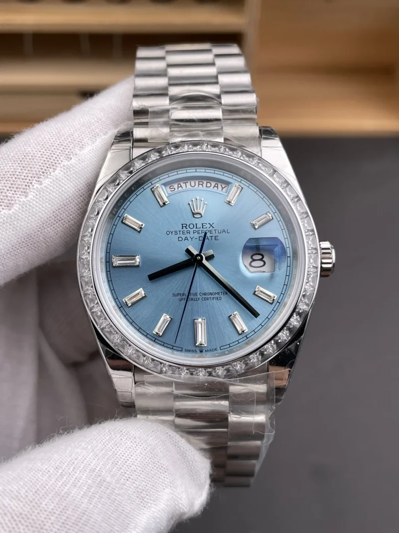 Rolex Day-Date Baguette Diamond 40mm