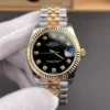 Rolex Datejust Two-Tone Black Ladies 31mm