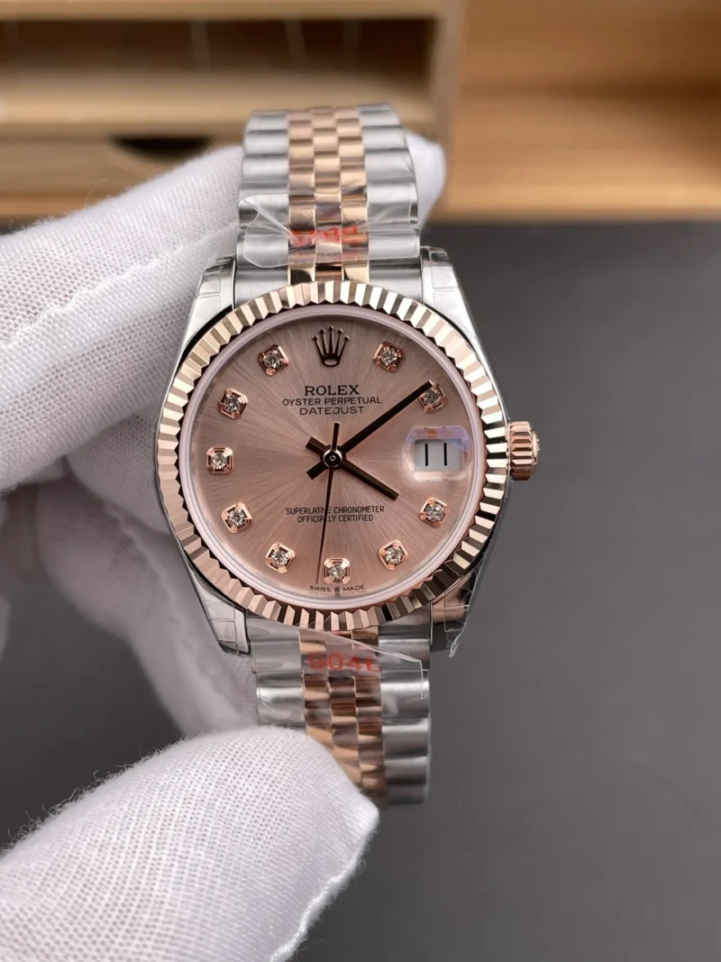 Rolex Datejust Rose Gold Ladies 31mm