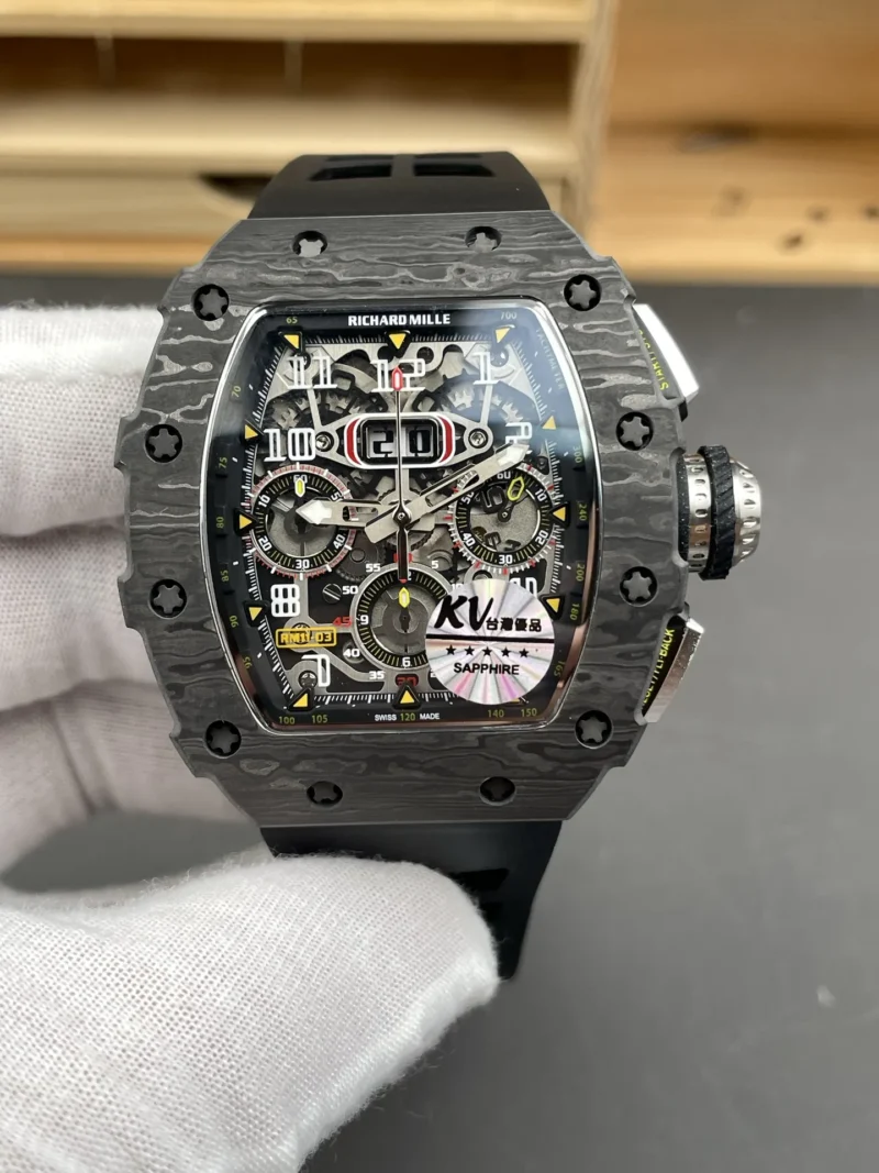 Richard Mille RM Carbon Fiber 49.4x44.50mm