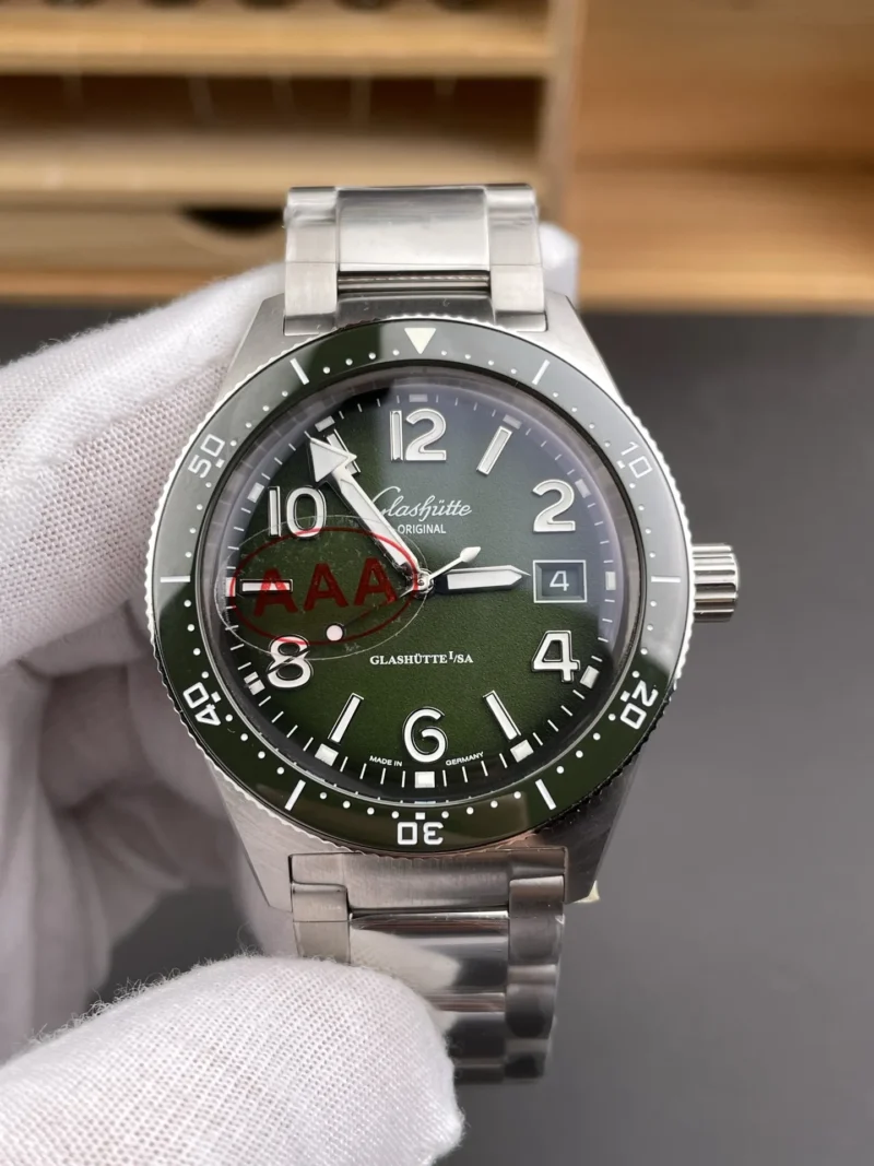 Glashutte Green Dial 39.5mm
