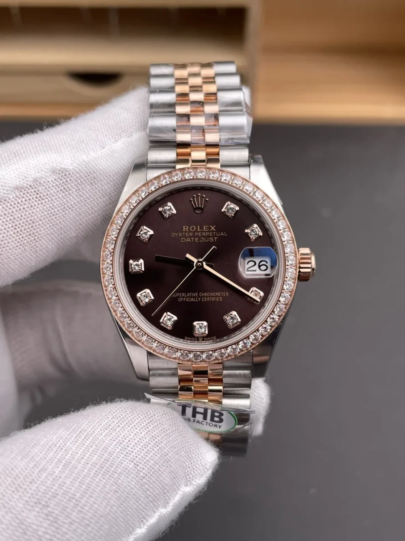 Rolex Datejust Two-Tone Rose Gold Ladies 31mm