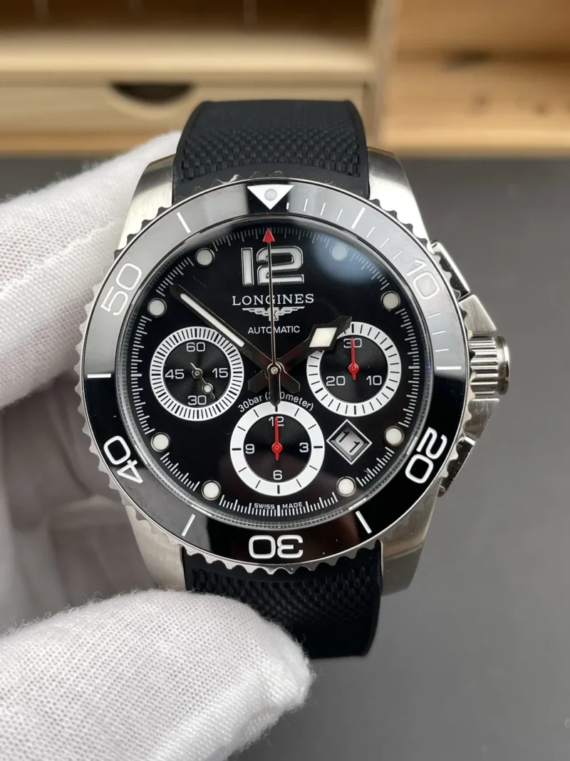 Longines Chronograph Black Dial 41mm