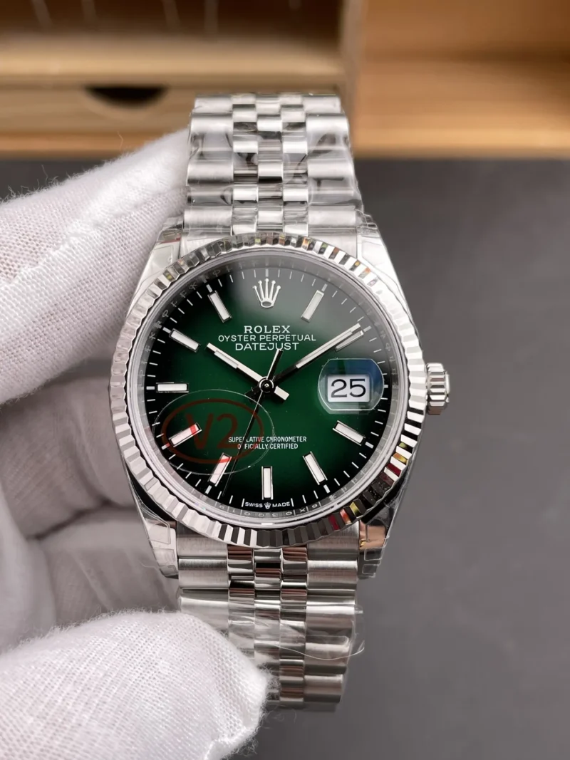 Rolex Datejust 123 G Smoked Green 36mm