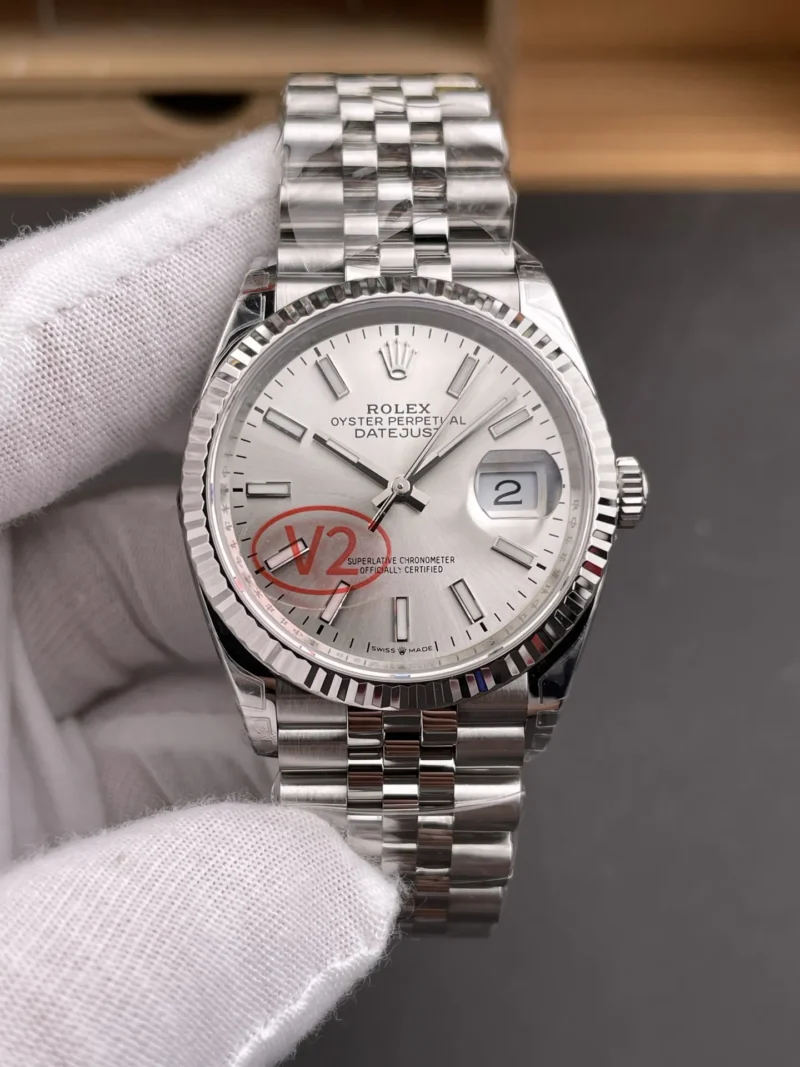 Rolex Datejust Silver 36mm