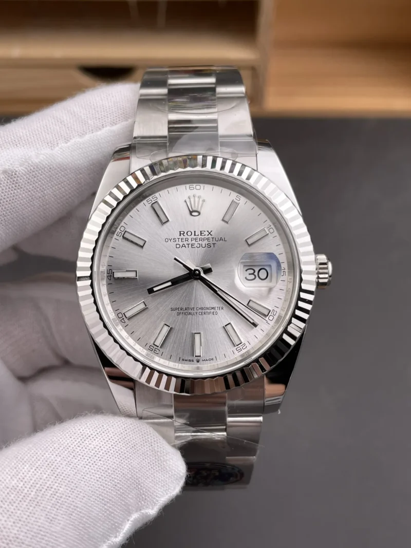 Rolex Datejust Silver 41mm