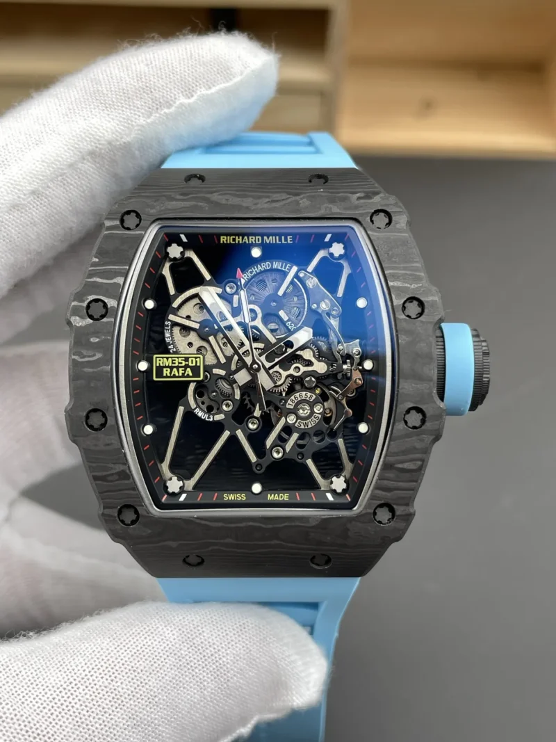 Richard Mille RM35-01 Carbon Fiber 51x42mm