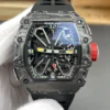 Richard Mille RM35-03 RMAL2 Carbon Fiber 50x43.2mm