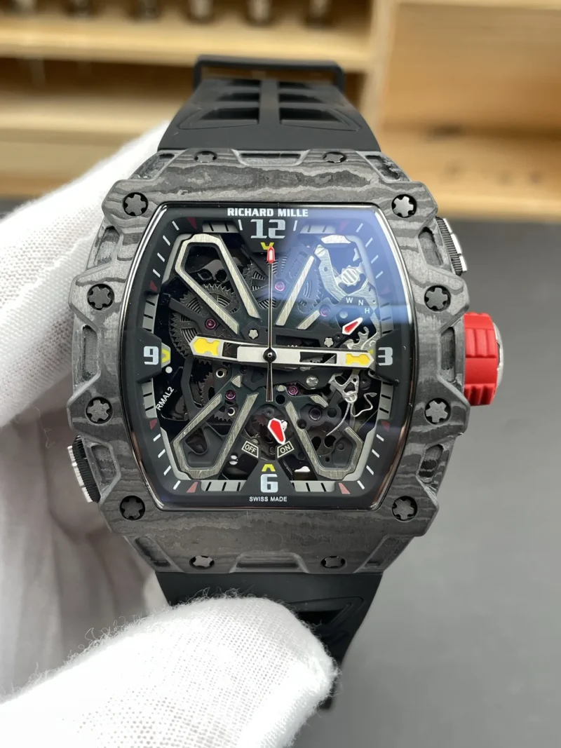 Richard Mille RM35-03 RMAL2 Carbon Fiber 50x43.2mm