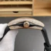 Franck Muller Vanguard Rose Gold Diamond Bezel Black Dial 44x54mm