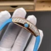 Franck Muller Vanguard Rose Gold Full Diamond Baguette Diamond 32x42.3mm