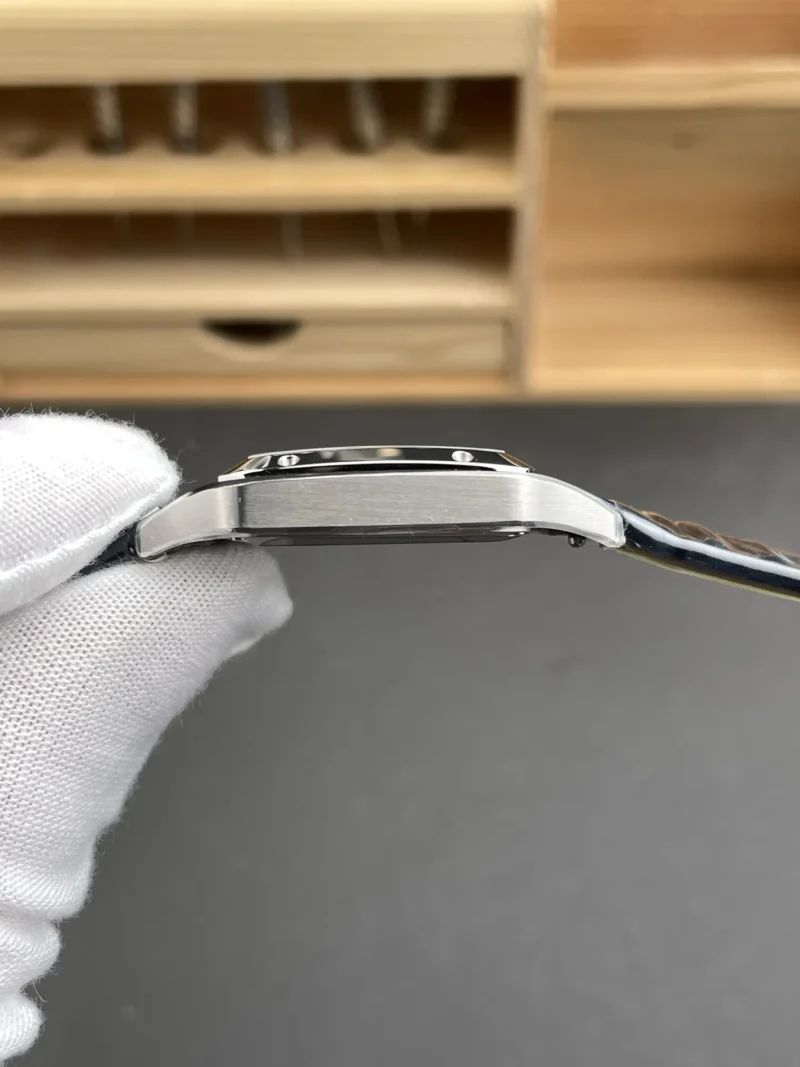 Cartier Santos Grey Dial 27.5x38mm