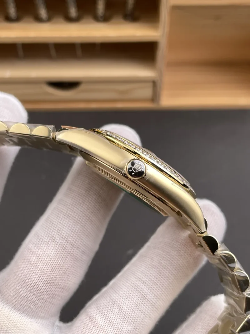 Rolex Day-Date Yellow Baguette Diamond 40mm