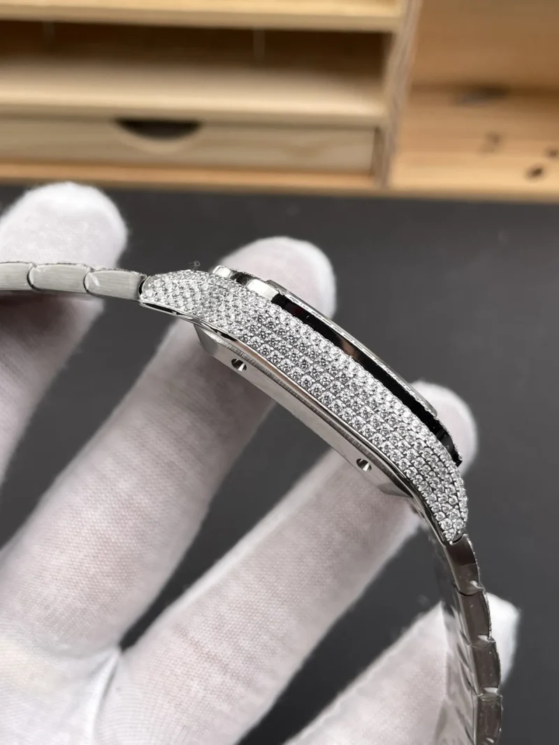 Cartier Santos Diamond-Set 39.8mm
