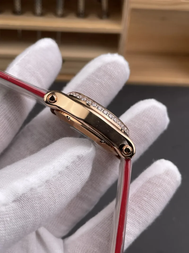 Chopard Diamond Rose Gold 33mm