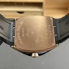 Franck Muller Vanguard Rose Gold Diamond Bezel Black Dial 44x54mm