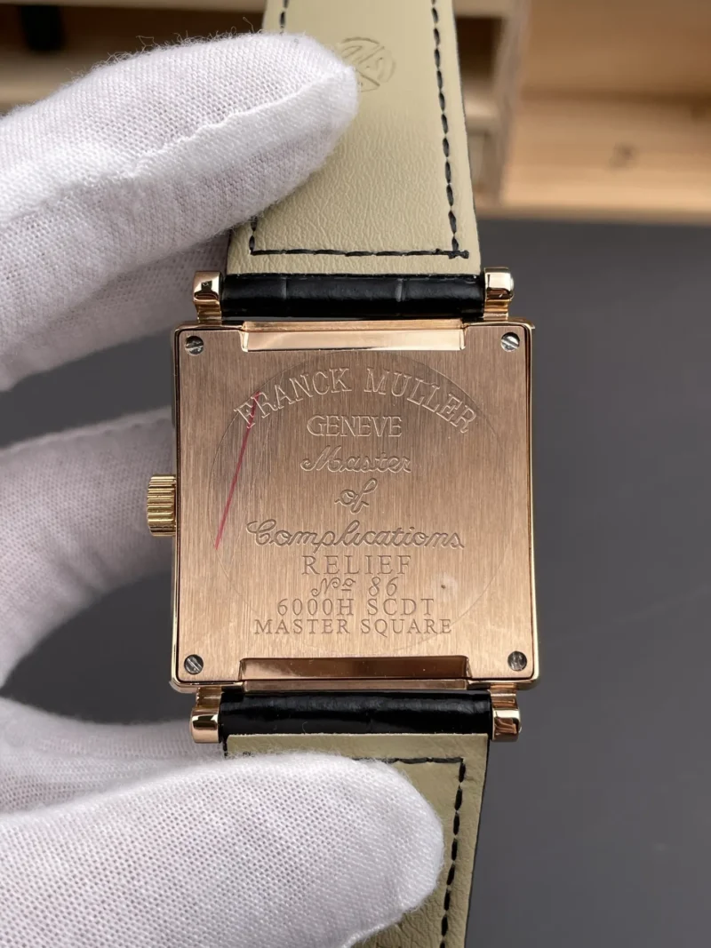 Franck Muller Master Square Rose Gold Diamond 36x36mm