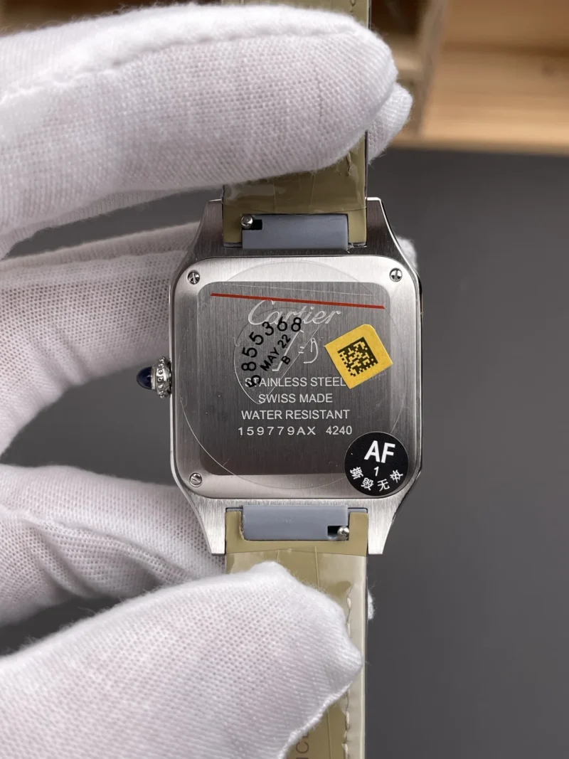 Cartier Santos Grey Dial 31.4x43.5mm