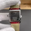Cartier Tank Red Dial 33.7x25.5mm