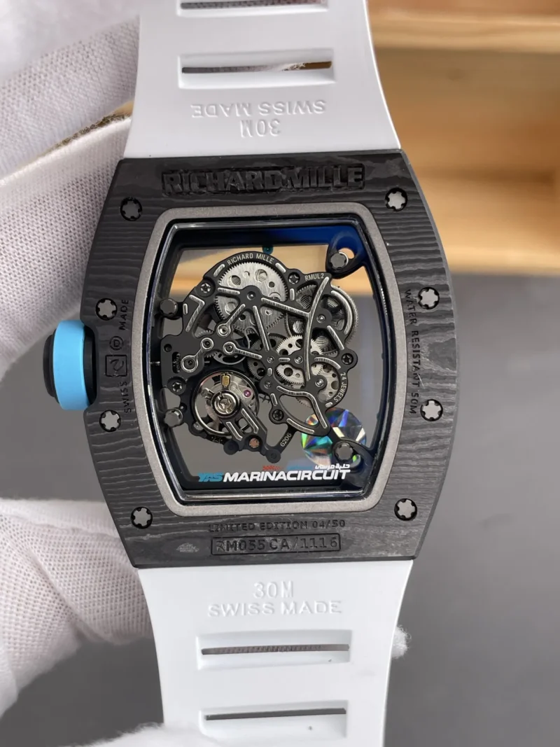 Richard Mille RM 055 Blue Dial 49.9x42.07mm