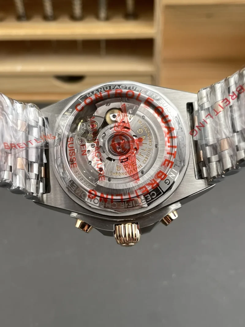 Breitling Chronomat B01rose gold Silver dial 42mm
