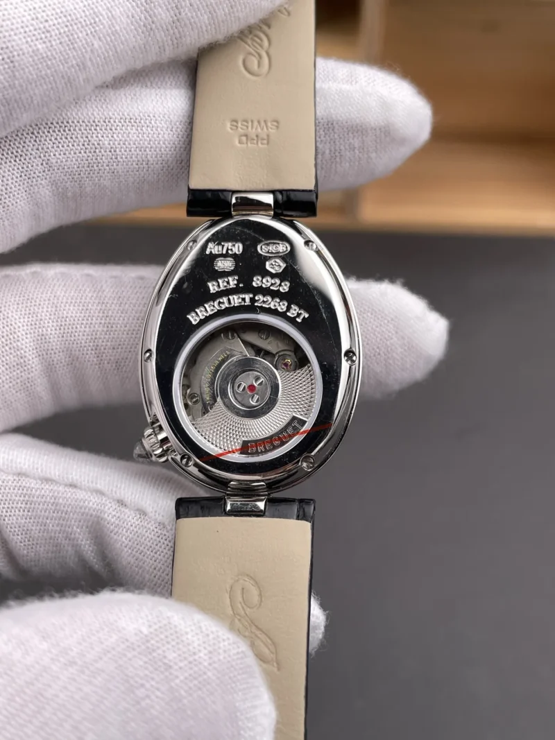 Breguet Reine de Naples Diamond Bezel 33x25mm