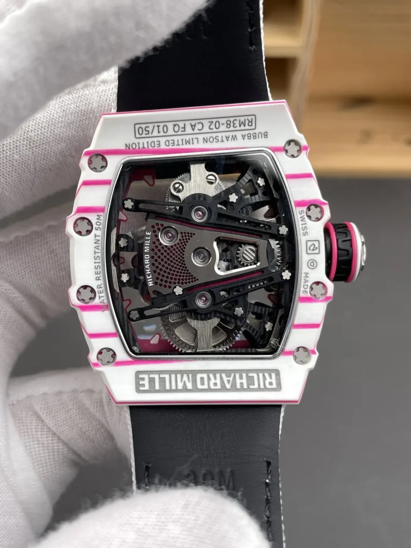 Richard Mille RM38-02 Carbon Fiber 43.7x50mm