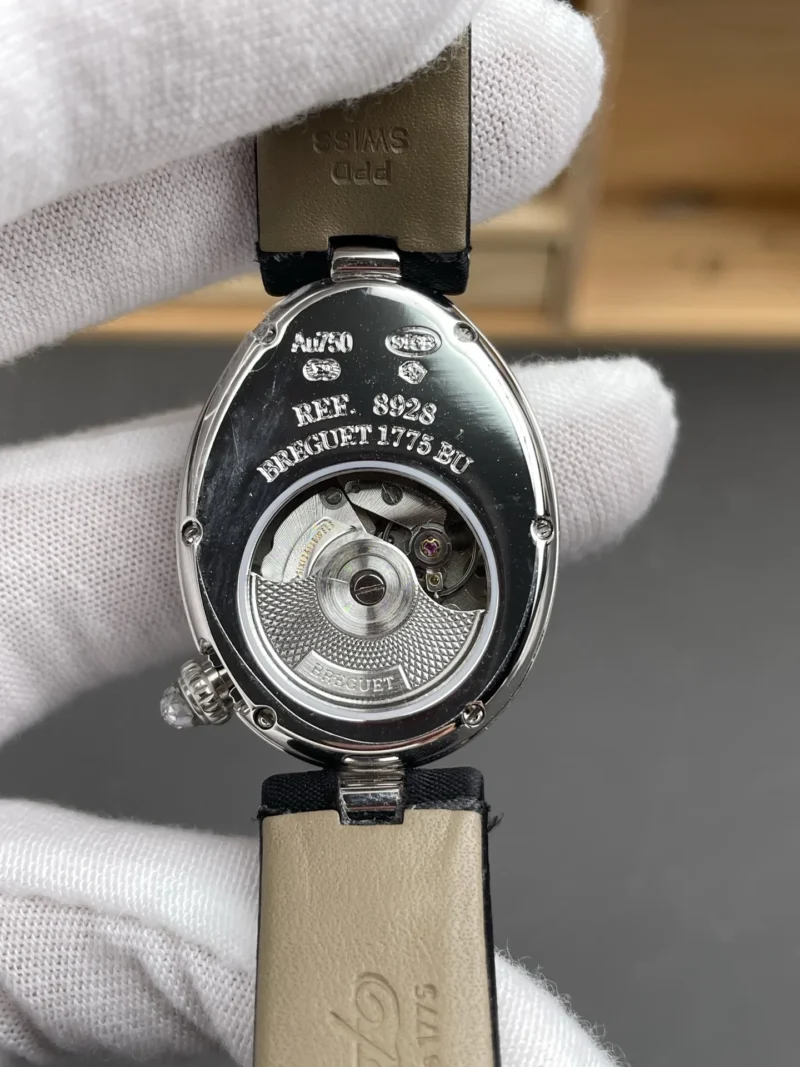 Breguet Reine de Naples Diamond Bezel 33x25mm