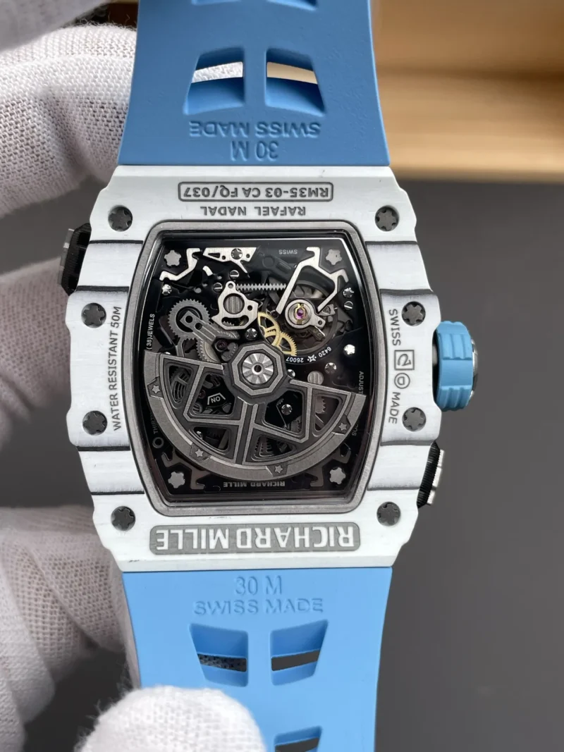Richard Mille RM35-03 RMAL2 Carbon Fiber 50x43.2mm
