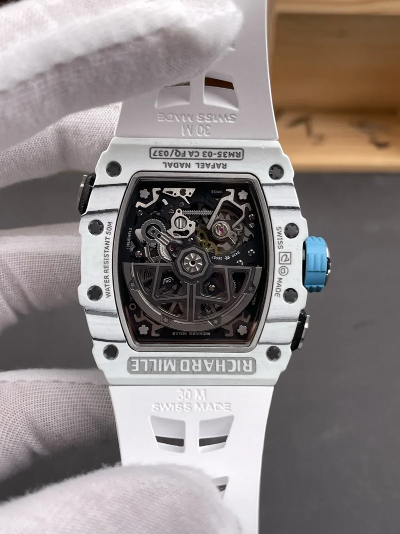 Richard Mille RM35-03 RMAL2 Carbon Fiber 50x43.2mm