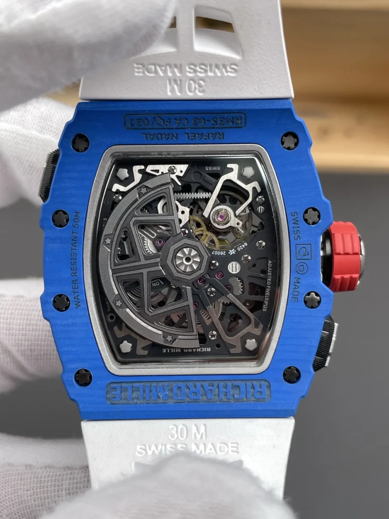 Richard Mille RM35-03 RMAL2 Carbon Fiber 50x43.2mm