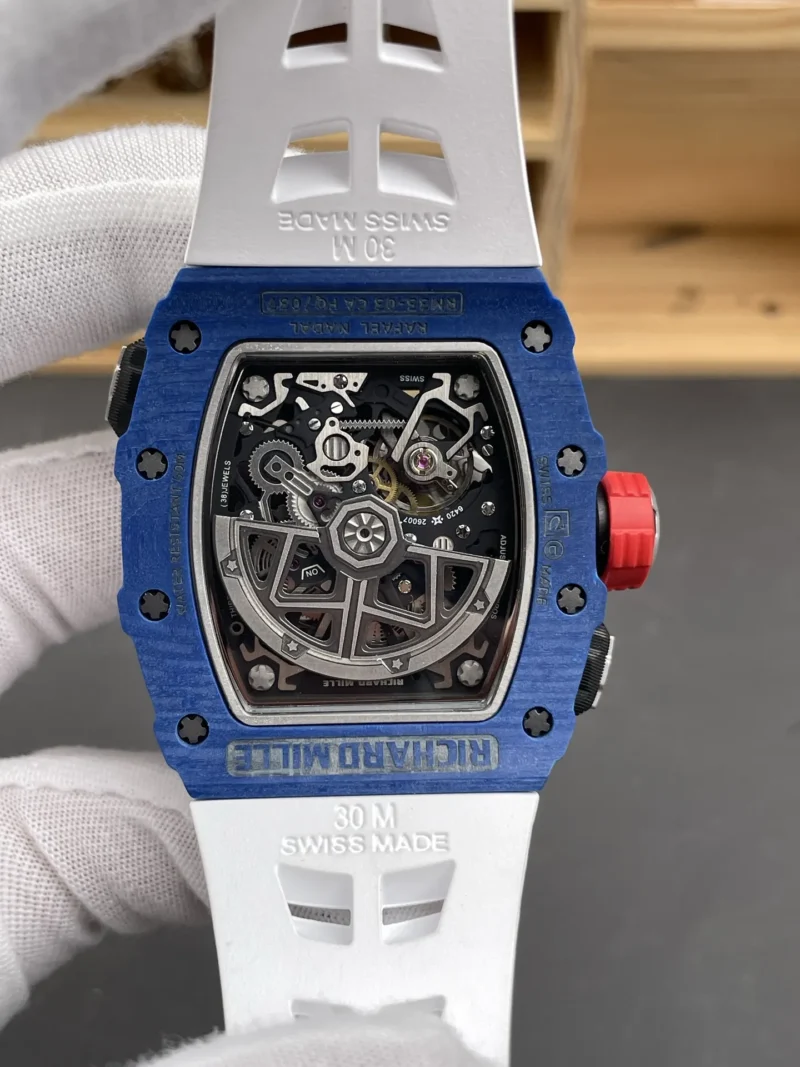 Richard Mille RM35-03 RMAL2 Carbon Fiber 50x43.2mm