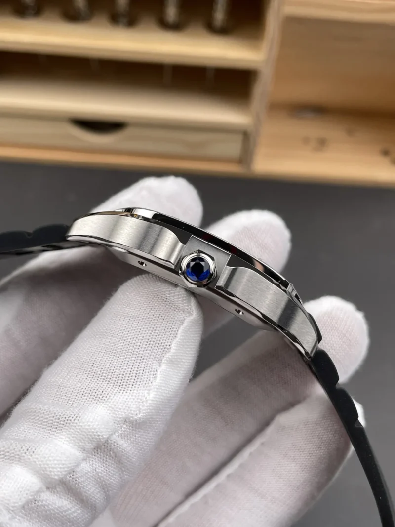 Cartier Santos Blue Dial 39.8mm