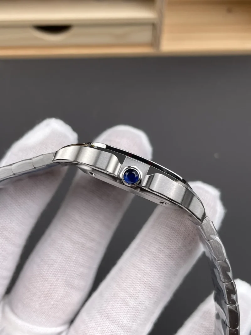 Cartier Santos Blue Dial 35.1mm