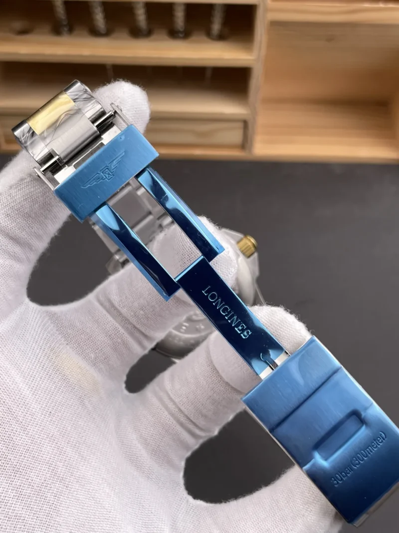 Longines Conquest Two-Tone Blue 43mm