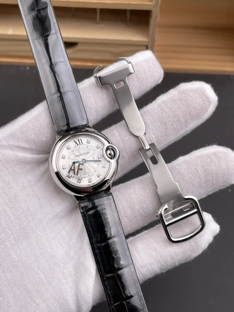 Cartier Ballon Bleu Diamond Markers Ladies 28mm