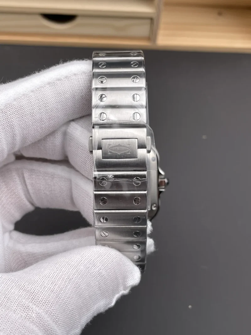 Cartier Santos Blue Dial 35.1mm