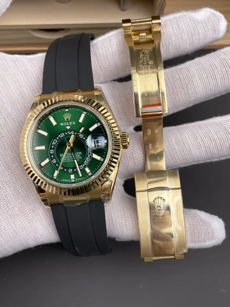 Rolex Sky-Dweller Green Dial 42mm
