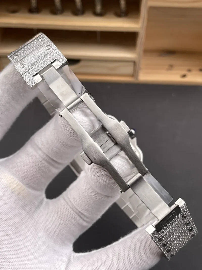 Cartier Santos Diamond-Set 39.8mm