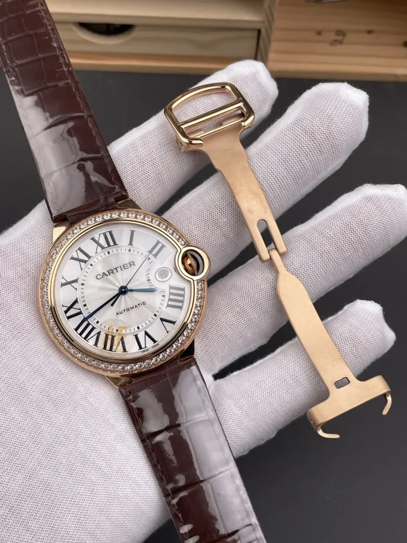 Cartier Ballon Bleu Diamond Bezel 42mm