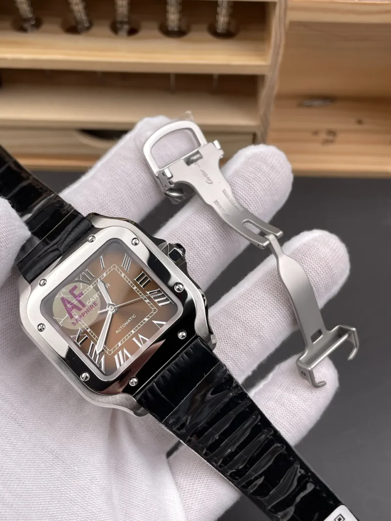 Cartier Santos Brown 35.1mm