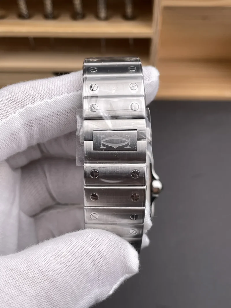 Cartier Santos White Dial 39.8mm