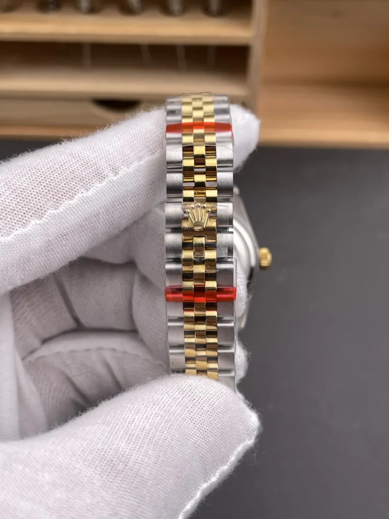 img09_1202_GS_劳力士_日志型_间金钻刻钻圈绿盘女表_28mm_2671机芯.webp Rolex Datejust Two-Tone Ladies 28mm