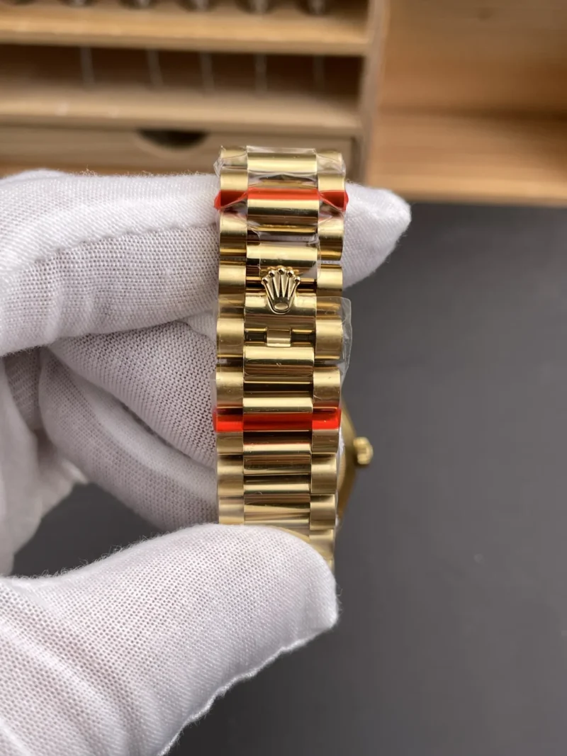 Rolex Day-Date Black Baguette Diamond 36mm