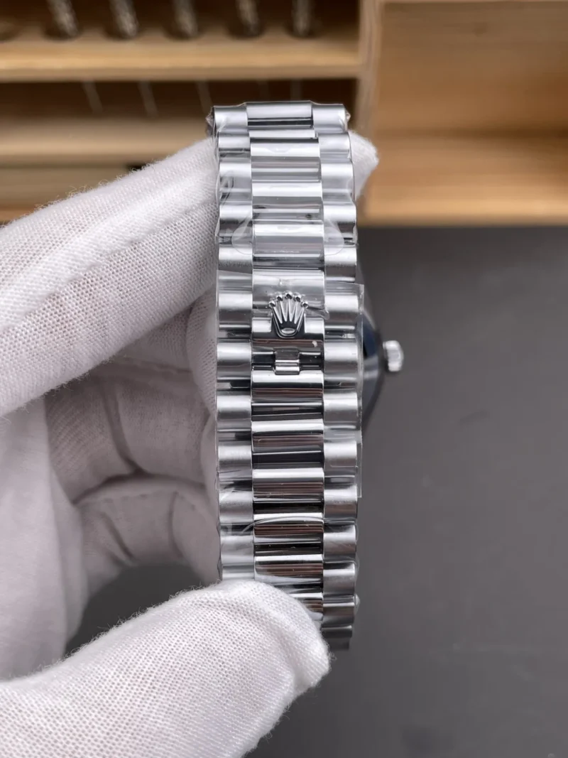 Rolex Day-Date Black Baguette Diamond 40mm