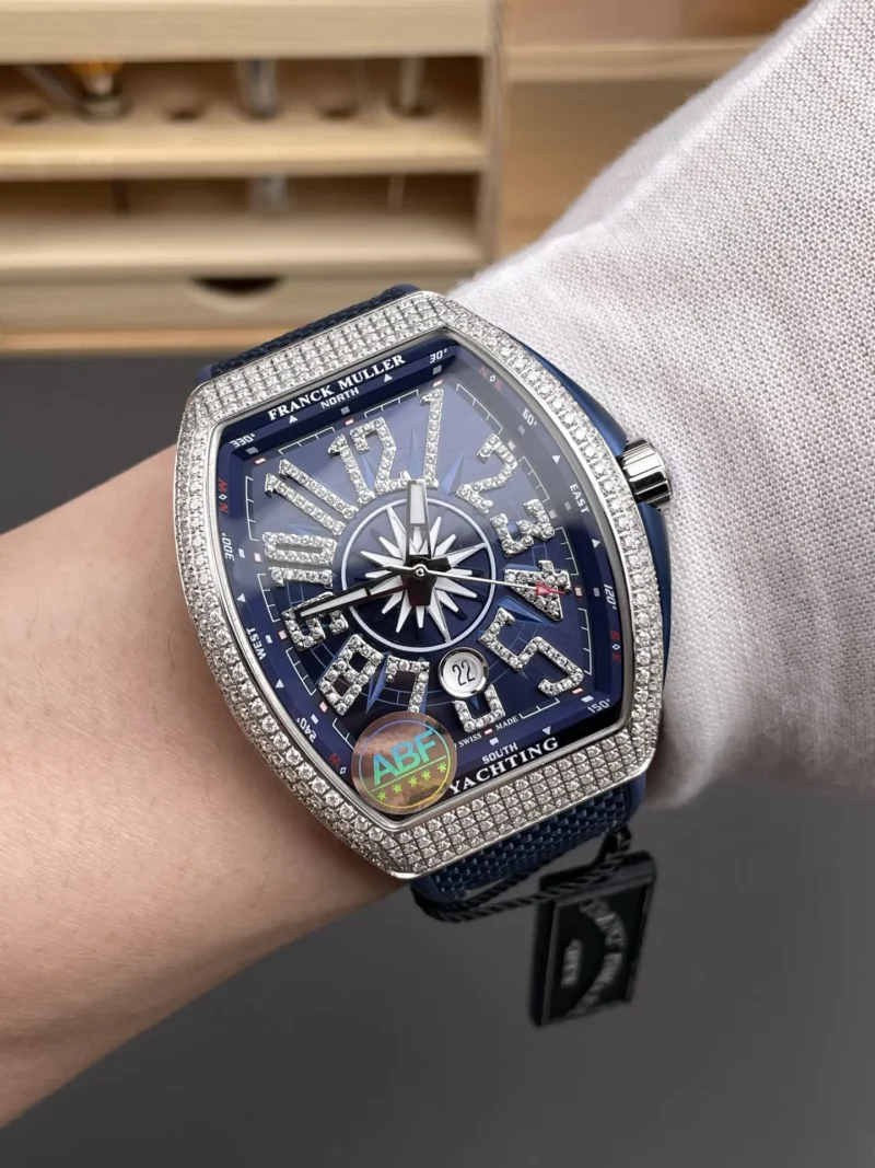 Franck Muller Vanguard Moissanite Diamond 44x54mm