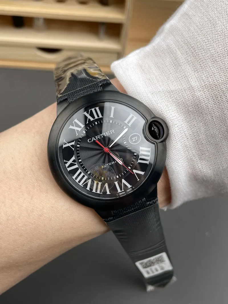 Cartier Ballon Bleu Black Vader 42mm