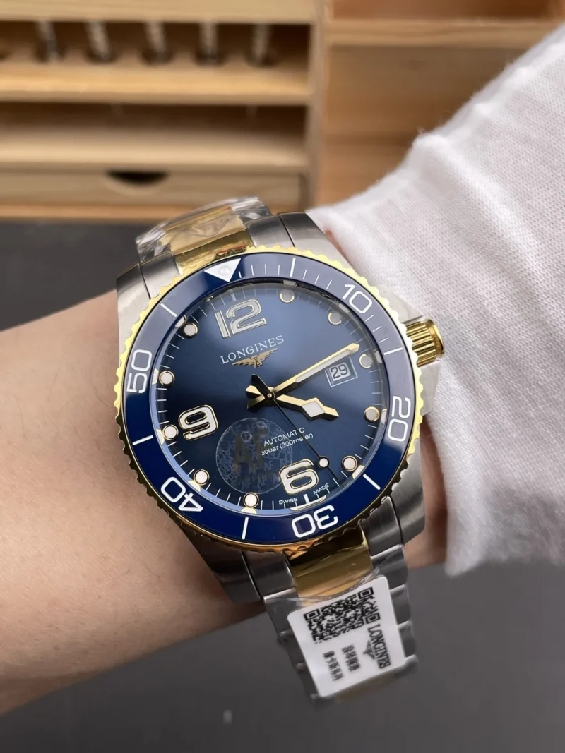 Longines Conquest Two-Tone Blue 43mm